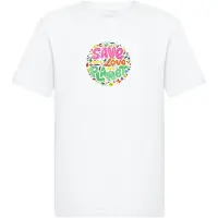 Mister tee - Kids Save And Love Kinder Tshirt - Kids 122/128 - Wit