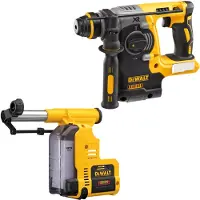 DeWalt Boormachine + slagboor, DCH 273 N Snoerloze combihamer 18 V 2,1 J SDS Plus Borstelloos + D 25303 DH stofafzuiger - zonder (Oplaadbare batterij)