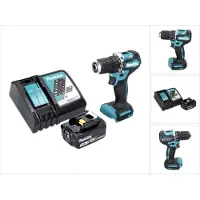 Makita DDF 487 RF1 accuboormachine 18 V 40 Nm borstelloos + 1x oplaadbare accu 3.0 Ah + lader