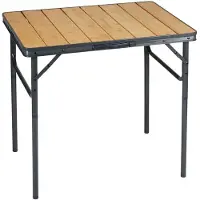 Camp Active Campingtafel Opvouwbaar 75x55x71cm Bruin bruin Metaal Campingtafel