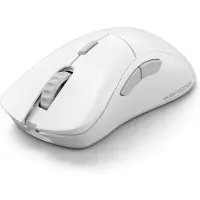 Glorious Model D 2 PRO Wireless, versie voor rechtshandigen, optische sensor, draadloze RF-verbinding, 26000 DPI, 1 ms responstijd, wit