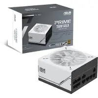 Asus PRIME - Voeding (intern) - ATX12V 3.0/ EPS12V - 80 PLUS Gold - 100-240 Volt wisselstroom V - 750 Watt - actieve PFC - zwart, wit