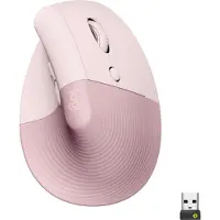 Logitech Lift Verticale Ergonomische Muis Roze