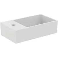 Ideal standard Extra - Fontein 45x25 cm, met overloop, met kraangat links, wit T373301