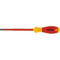 Wiha 320N060150 Schroevendraaier SoftFinish electric sleufkop 6.0 mm x 150 mm - 00828