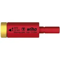 Wiha Draaimomentadapter easy Torque elektrisch, 2 Nm, 59 mm zeshoek, 6 mm. Fabrikant: