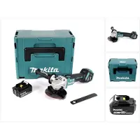Makita DGA 513 F1J accu haakse slijper 18V 125mm borstelloos + 1x oplaadbare accu 3.0Ah + Makpac - zonder lader