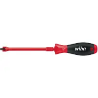Wiha 32871 Werkplaats Platte schroevendraaier Kopbreedte: 6 mm Koplengte: 175 mm