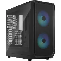 Fractal Design Focus 2 RGB Black TG Clear Tint