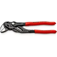 Knipex Sleuteltang | 180 mm Lengte | Tang en Schroefsleutel in Eén | Kunststof Bekleed | Grijs - 86 01 180 SB