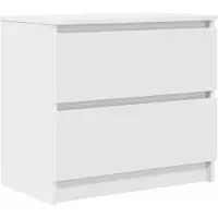 vidaXL Tv-meubel 60x35x54 cm bewerkt hout wit