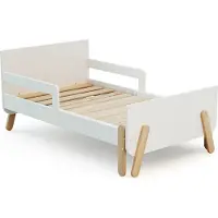 WEBABY - Uitschuifbaar houten kinderbed 80x140-165-190 PIRATE - Wit