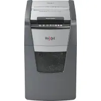 Rexel Optimum AutoFeed+ 150M Fluisterstille Papierversnipperaar - P5 Microsnippers - Automatische Invoer Tot 150 Vel - 44L - Zwart