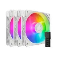 Cooler Master SickleFlow Edge 120 ARGB 3-pack White - 120mm