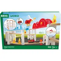 BRIO World Treinset - 73 Onderdelen - MEGA Spiraalset 36114 - - OneSize - Treinen