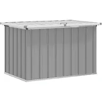 vidaXL Tuinbox 109x67x65 cm grijs