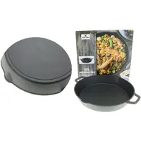 Cast iron Koekenpan Gietijzer Zwart D 43 H 7,5 Cm
