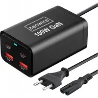 Zenwire YMS-608 GaN Oplader 100W - USB-C PD Snellader - 4 Poorten