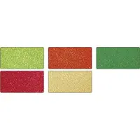 Folia Paper Glitterkarton Folia 50x70cm 300gr 5 vel oriental assorti