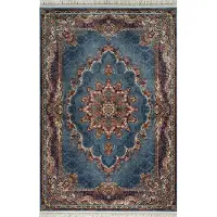 Muratap Isfahan oosters vloerkleed nain laagpolig klassiek vintage tapijt / multi- 250x350 cm