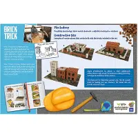 Brick Trick bouwset XL bouwplaats - creatief speelgoed met echte stenen.