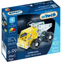 Eitech Bouwdoos – Mini Kiepwagen – 102-delig – Metalen Bouwpakket met Gereedschap – Constructiespeelgoed – Vanaf 6 Jaar