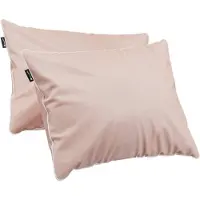 Cloudpillo Duopack Kussenslopen - Set van 2 (55x75 cm) - Luxe Katoen Satijn (300TC) - Breezy Pink - Zijdezacht, Hypoallergeen & Ademend