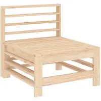 vidaXL 3-delige Loungeset massief grenenhout