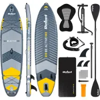 Rebel Active RBA-4507 - Opblaasbare SUP Board - Met Stoel - Grijs