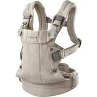 BabyBjörn Voetenzak - Harmony - Geweefd Melange - Licht Beige - - OneSize - Draagzakken