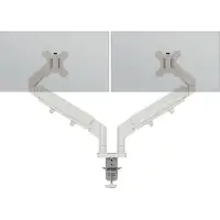 Leitz Monitorarm Ergo ruimtebesparend dubbel grijs