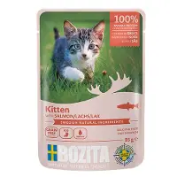 Bozita Hapjes in Saus Kitten 12 x 85 g Kattenvoer - Zalm