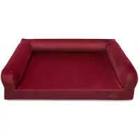 HUGGY DOGGY Hondenbed, hartvormig, orthopedisch, fluweel, geschikt voor rassen zoals Boxer en Akita, XL