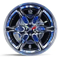 RED5 LED Velg Klok - Klok - Blauwe LED Verlichting - Autovelg - 37253