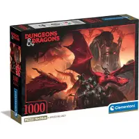 Clementoni Dungeons & Dragons - Red Dragon Puzzel (1000 stukjes)