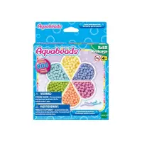 AquaBeads 31505 navulling pastelparelpakket - 800 parels in 6 pastel kleuren