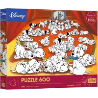 Trefl puzzel 600 stukjes - 40th anniversary - 101 Dalmatians Disney.