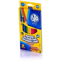 Astra papiernicze Aquarel Kleurpotloden Set - 12 Stuks met Penseel