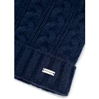 WITTCHEN - Dames Baret - Met Pompom - Navy Blauw - Acryl