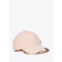 WITTCHEN - Dames Katoenen Baseball Cap - Roze - Metalen Logo - Verstelbare Band