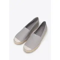 WITTCHEN - Espadrilles met Gevlochten Neus - Grijs - Textielmateriaal