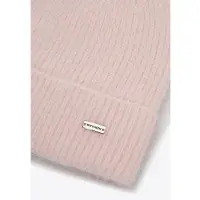 WITTCHEN - Plooi Rand - Fluffy Acryl - Roze - Metalen Logo