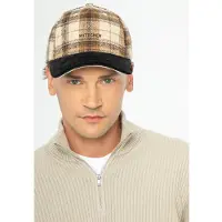 WITTCHEN - Herenpet - Bruin en Beige - Contrast Vizier - Verstelbaar