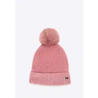 WITTCHEN - Dames Winterhoed - Roze Acryl - Decoratieve Rib