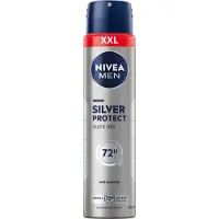 Nivea MEN Silver Protect - Antibacteriële Antiperspirant Spray - 250ml - Snel Droog - Met Zilverionen