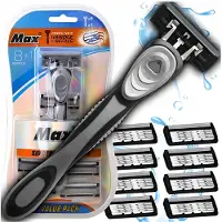 Max - Scheermesjes - 5 Bladen - 8 Vervangende Wkłady - Ergonomisch