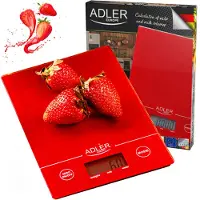 Adler Elektronische Keukenweegschaal AD 3138 - Rood