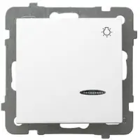 Ospel LP-5GS/m/00, Wit, IP20, 250 V, 10 A, 71 mm, 40 mm