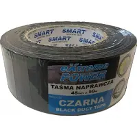 Kw Trade Extreme Power Serie - Versterkte Duct Tape - 48x50m - Zwart - Wijs op Handige Toepassingen