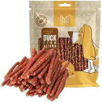 Mersjo - Przysmaki mięsne - Kabanosy z kaczką i ryżem - 500g - Graanvrij